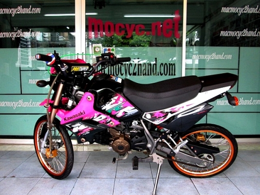 KSR แต่งสวย ลงล้อ เครื่องเดิมๆ สีเดิมสวยไร้รอยกวนใจ รถเดือน พฤษภาคม ปี 57 ไมล์ 4 พันโล แถม 4 รายการ 38900