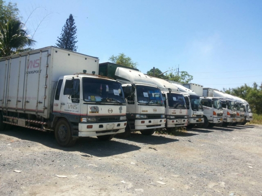 รถบรรทุก ตู้ 10 บาน ISUZU ปี 48 รุ่น FTR ติดแก็สNGV ราคา 570,000 บ.