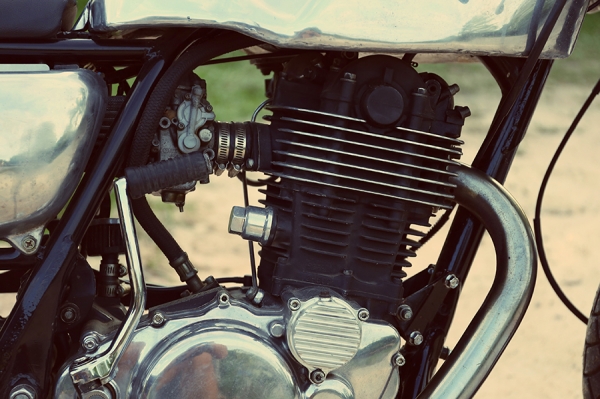 SR400 Cafe Racer ทะเบียน