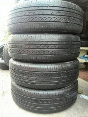 ขายยาง BRIDGESTONE GR-90 (Japan) 195-65-15 ปี12 ดอกหนา เนื้อนิ่ม ไม่มีปะ ชุดละ 3,800 บาท