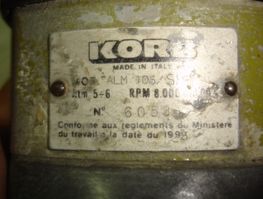 ขายเครื่องขัดกระดาษทรายแบบใช้ลม korb ALM105/SP