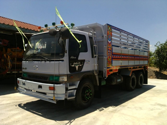 HINO FM 1 J 210 Hp สวย เดิม บาง ไม่เคยทำสี กระบะดัมพ์ทำสีใหม่ๆแผงข้างอลูมิเนียมใหม่ครับ(ทีมงานรถคุณภาพ)