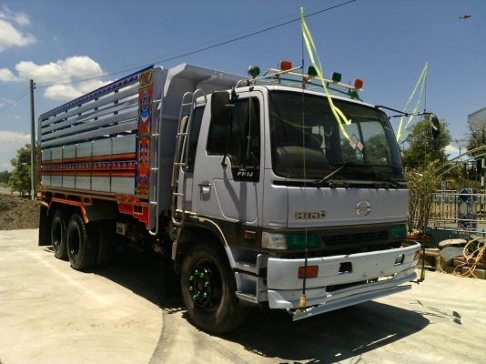HINO FM 1 J 210 Hp สวย เดิม บาง ไม่เคยทำสี กระบะดัมพ์ทำสีใหม่ๆแผงข้างอลูมิเนียมใหม่ครับ(ทีมงานรถคุณภาพ)