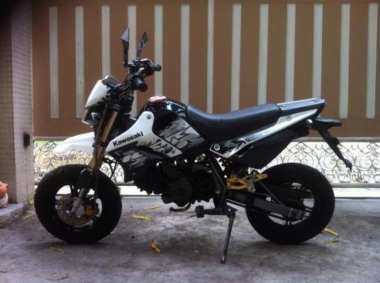 ขออนุญาติขาย Kawasaki KSR 110 NEW ปี 2013 ล่าสุด สีขาวมุก สตาร์ทมือ โอนให้ฟรี