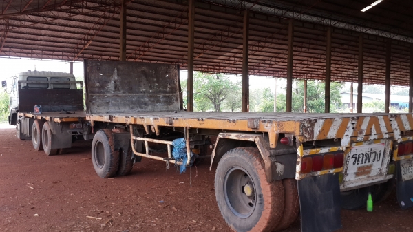 ขายด่วนHINOKT925เพลาเดียววางหัวนอกพ่วงแม่ลูกพื้นเรียบราคาเบาๆโทร0843923995 ขายด่วนHINOKT925เพลาเดียววางหัวนอกพ่วงแม่ลูกพื้นเรียบราคาเบาๆโทร0843923995