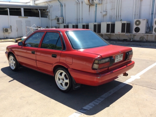 ขายรถโตโยต้า โคโรล่า ปี92 ee90 เครื่องเดิม 1.3 เกียร์ธรรมดา ติดแก๊ส LPG ภายในเบาะเดิมๆสวยสะอาด แอร์เย็นฉ่ำ วิทยุCDมีพร้อม ตัวถังบางเดิมห้องเครื่องเดิม สีเงามีริ้วรอยการใช้งาน แม็กssr ขอบ16" เครื่องแน่นวิ่งดี รถขับกลับได้เลยครับ ภาษีปี58 เอกสารพร้อม ข