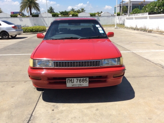 ขายรถโตโยต้า โคโรล่า ปี92 ee90 เครื่องเดิม 1.3 เกียร์ธรรมดา ติดแก๊ส LPG ภายในเบาะเดิมๆสวยสะอาด แอร์เย็นฉ่ำ วิทยุCDมีพร้อม ตัวถังบางเดิมห้องเครื่องเดิม สีเงามีริ้วรอยการใช้งาน แม็กssr ขอบ16" เครื่องแน่นวิ่งดี รถขับกลับได้เลยครับ ภาษีปี58 เอกสารพร้อม ข