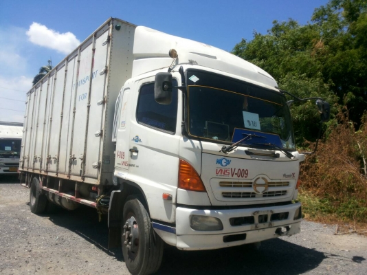 รถบรรทุกตู้ 10 บาน HINO ปี 47 ติดแก็สNGV ราคา 560,000 บ.