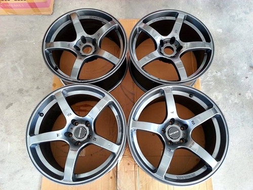 ขายล้อ โปร์ไดร์ 18'' หน้า9.5  หลัง10.5   10,000  ลาย id deang69