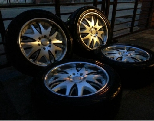 ล้อ VIP ขอบ20 Japan 6รู139 กว้าง9นิ้ว off +20 สภาพดีไม่มีซ่อม ขอบหนาๆใส่กระบะหล่อๆเลยครับ