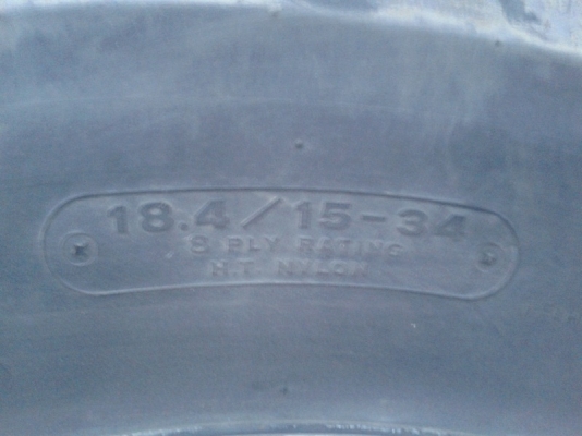 ขายแล้ว ยางหลังBS ขนาด 18.4-34 พร้อมกะทะล้อ34&rdquo;  สภาพสวย ดอกยางสูงนิ้วกว่า ขายยกกะทะพร้อมยางเลย คู่ละ35,000ครับ