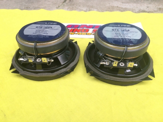 ลำโพง Alpine รุ่น STE-123A ลำโพงแกนร่วม 3 ทาง ขนาด 5" กรวยอลูมิเนียม