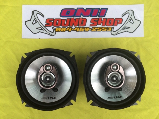 ลำโพง Alpine รุ่น STE-123A ลำโพงแกนร่วม 3 ทาง ขนาด 5" กรวยอลูมิเนียม