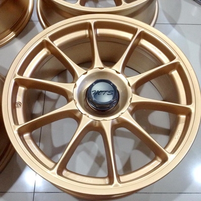 ล้อ i-SPEED 17 นิ้ว 10 ก้าน 5รู100  กว้าง7.5 สีทอง มีฝาให้สองแบบ ตจวส่งได้