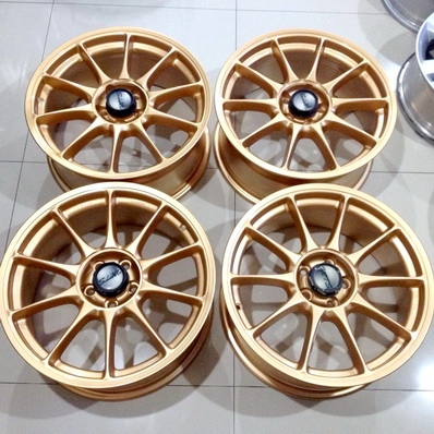 ล้อ i-SPEED 17 นิ้ว 10 ก้าน 5รู100  กว้าง7.5 สีทอง มีฝาให้สองแบบ ตจวส่งได้