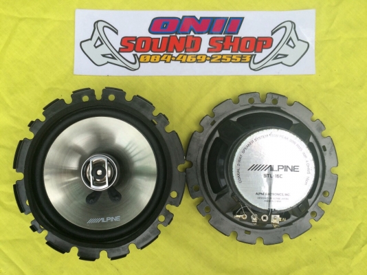 ลำโพง Alpine รุ่น STL-16C ลำโพงแกนร่วม 2 ทางขนาด 6" กรวยอลูมิเนียม ลำโพง Alpine รุ่น STL-16C ลำโพงแกนร่วม 2 ทางขนาด 6" กรวยอลูมิเนียม