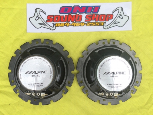 ลำโพง Alpine รุ่น STL-16C ลำโพงแกนร่วม 2 ทางขนาด 6" กรวยอลูมิเนียม ลำโพง Alpine รุ่น STL-16C ลำโพงแกนร่วม 2 ทางขนาด 6" กรวยอลูมิเนียม