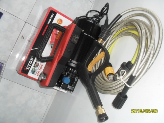 เครื่องฉีดน้ำแรงดันสูง HIGH PRESSURE WASHING MACHINE 130 Bar  เงียบ ทนทาน 1500 watt  2 แรงม้า