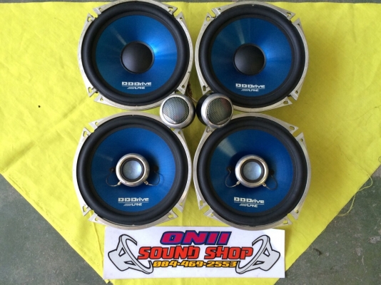 เซ็ทลำโพง Alpine ตระกูล DDDrive ครบชุดหน้า-หลัง-ทวิตเตอร์