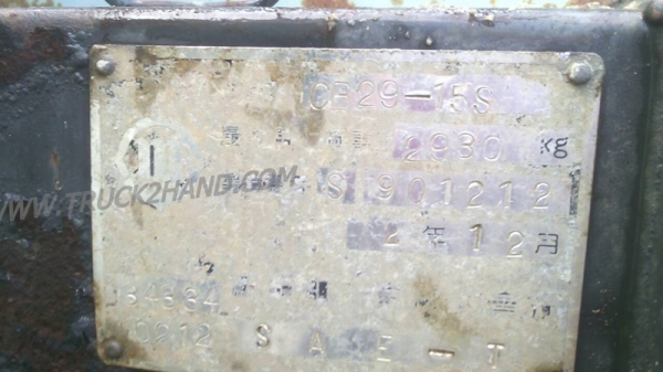 อิซุซุ10ล้อท้ายลาด ติดเครน2900ตัน เพลาเดียว เครื่อง160HP6BF1 เเซชซีสวย หัวเก๋งมีผุที่พื้น พวงมาลัยพาวเวอร์