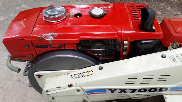 รถพรวนดิน ปรับสภาพแล้ว เปลี่ยนถ่ายของเหลวให้หมด พ่นตัวหยุดสนิมเหล็กพร้อมใช้งาน