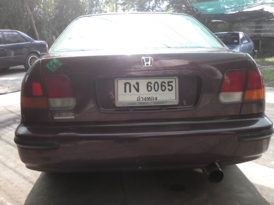 ฮอนด้าซีวิค ตาโต ปี 96 เครื่อง V-Tec ติดแก๊สลงเล่มแล้ว ภาษี 59 กระจกพับไฟฟ้า แม็ค 16