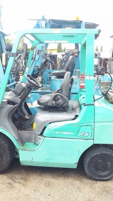 ขายรถ mitsubishi fg25 แก็ส น้ำมันเบลชิล เกียร ออโต้