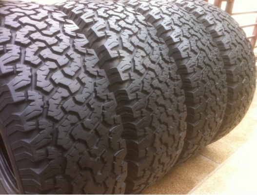 ยาง BF goodrich 285/75/16 ปี11 ลงพื้นปี13 ดอกติดหนวด