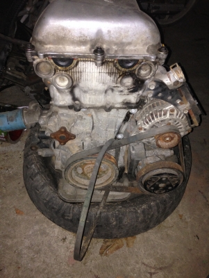 ขายเครื่อง NISSAN SR20 พร้อมเกียร์ AUTO เครื่อง Heat มา