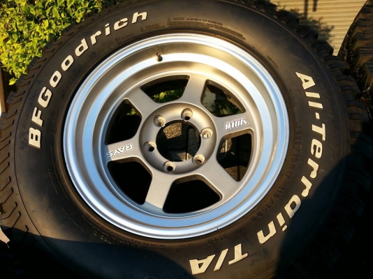 ขายยาง BF ALL 265 70 17 พร้อม TE37 X ขายยาง BF ALL 265 70 17 พร้อม TE37 X