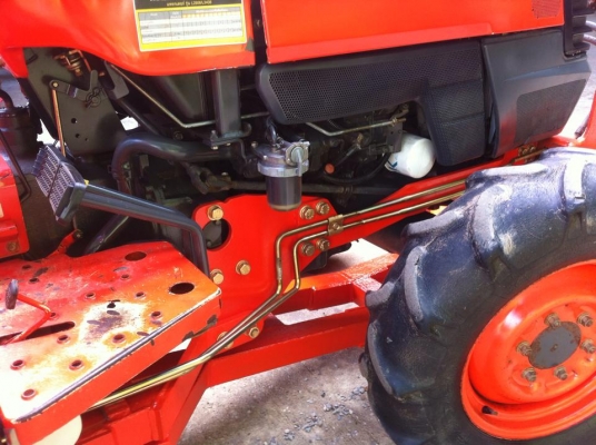 ขายรถไถKubota L 3408 (4WD) พร้อมใบมีดหน้าและเครื่องตัดหญ้าLCS 1.20ม.