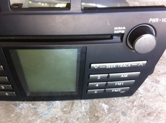 วิทยุติดรถยนต์ใหม่ถอดจากรถ การทำงานได้ทุกอย่างสภาพสวยๆเดิมๆ