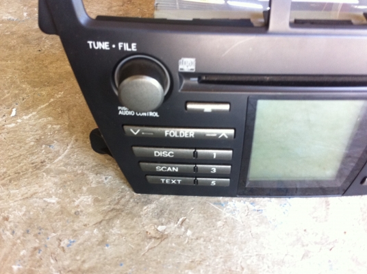 วิทยุติดรถยนต์ใหม่ถอดจากรถ การทำงานได้ทุกอย่างสภาพสวยๆเดิมๆ