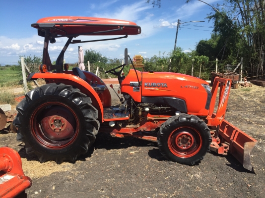 L4708 ใบดันคานล่างพร้อมโรตารี่ตรงรุ่นเล่มทะเบียนพร้อมโอนและพร้อมขนส่งให้ฟรีๆ รถใช้งานน้อยเครื่องเฟืองและเกียร์ดีมาก