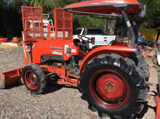 L4708 ใบดันคานล่างพร้อมโรตารี่ตรงรุ่นเล่มทะเบียนพร้อมโอนและพร้อมขนส่งให้ฟรีๆ รถใช้งานน้อยเครื่องเฟืองและเกียร์ดีมาก