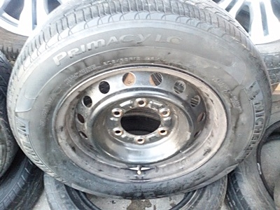 ขายล้อกะทะ15 6รู TOYOTA พร้อมยาง205/65/15   4ล้อ