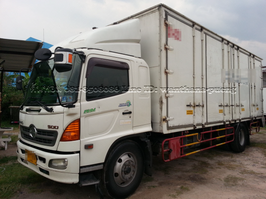 ขายด่วน Hino 500 ปี53 ตู้ยาว 7.4m (ต้นหอม 081-8508086)