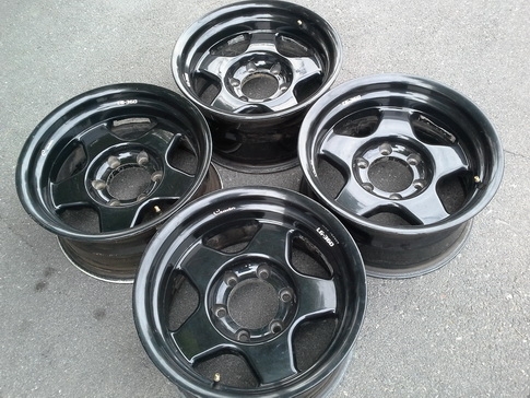 Max 6/139 ขอบ16 กว้าง8 ET-25 สีเทาดำ สวยๆ 1ชุด