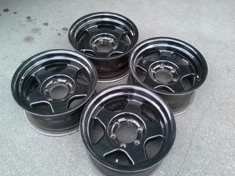 Max 6/139 ขอบ16 กว้าง8 ET-25 สีเทาดำ สวยๆ 1ชุด