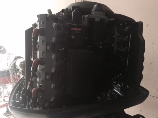 ขายเครื่องเรือ Yamaha 225Vmax พร้อมคอนโทรล ใบสแตนเลส