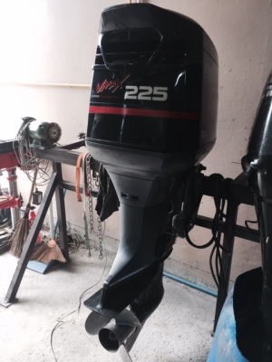 ขายเครื่องเรือ Yamaha 225Vmax พร้อมคอนโทรล ใบสแตนเลส