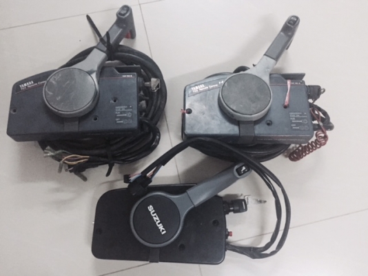 ขายเครื่องเรือ Yamaha 225Vmax พร้อมคอนโทรล ใบสแตนเลส