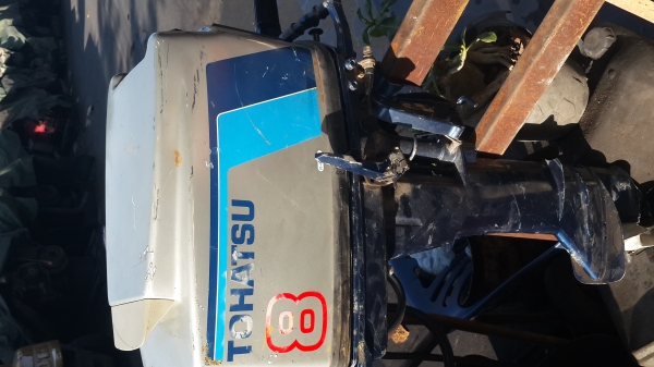 ขายเครื่องเรือ TOHATSU 8 เเรง นำเข้า