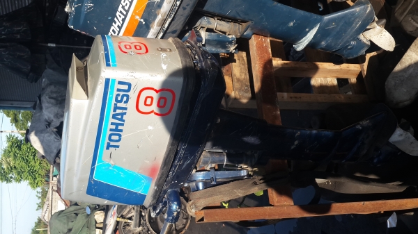 ขายเครื่องเรือ TOHATSU 8 เเรง นำเข้า