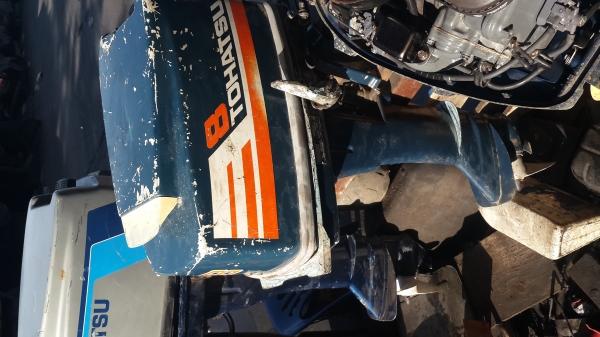 ขายเครื่องเรือ TOHATSU 8 เเรง นำเข้า