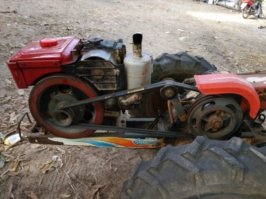 ขายรถไถนาเดินตาม ยันม่า 105 หางลิงลมพร้อมเทเลอย์