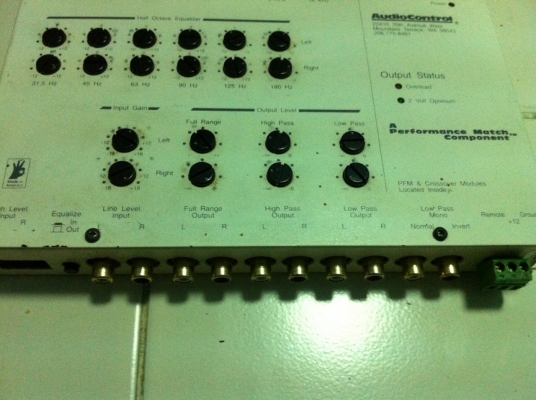 AudioControl EQX Series II equalizer 13แบน มือ2 Made in USA AudioControl EQX Series II equalizer 13แบน มือ2 Made in USA