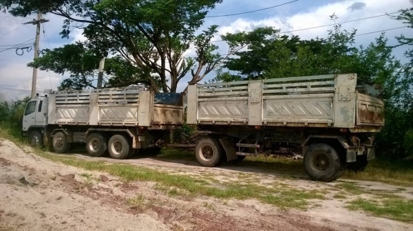 ขายรถพ่วงไอ้หลง M6 ปี 50 ออกห้างมือเดียว แม่-ลูกดั้มสามมิตร เครื่องเดิม 260 แรงม้า เกียร์เดิม  คัสซีสวยตลอดเส้น เก๋งบางเดิม แอร์เย็น ยางเรเดียลเต็มทุกเส้น ทะเบียนพร้อมโอน