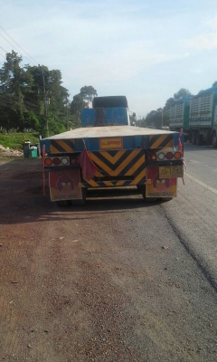 ขายหางพื้นเรียบปูเหล็ก 3 เพลา ขายหางพื้นเรียบปูเหล็ก 3 เพลา