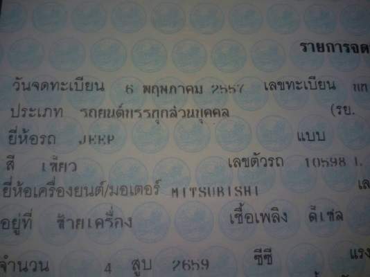 JEEP MITSUBISHI  MODEL J54 ผลิตปี 1975